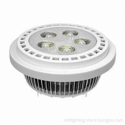 5W AR111 LED spot lamp with luminous flux of 400-450lm